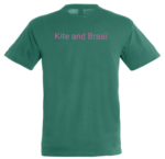 Teeshirt Stoked to Ride "Kite and Braaï" Green – Image 2