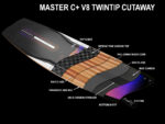 Master C+ V8 – Planche Kitesurf Carbone Freestyle / Freeride Premium – Image 3